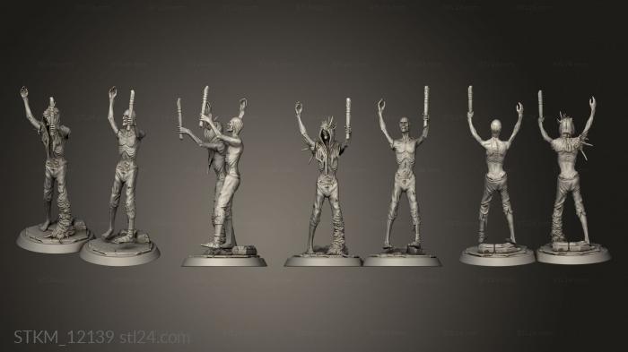 Figurines heroes, monsters and demons (Corrupt Villager Torch Mutant, STKM_12139) 3D models for cnc