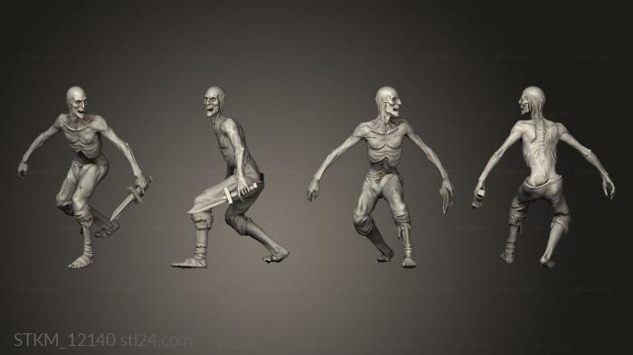 Figurines heroes, monsters and demons (Corrupt Villager Turn Bef, STKM_12140) 3D models for cnc