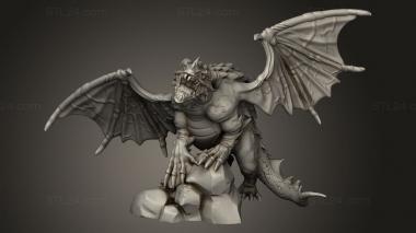 Figurines heroes, monsters and demons (Caves Despair Cave Dragon Roar, STKM_12142) 3D models for cnc