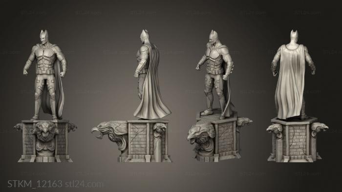 Figurines heroes, monsters and demons (Batman DC, STKM_12163) 3D models for cnc