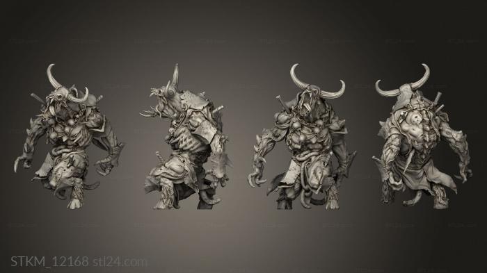 Figurines heroes, monsters and demons (Aurox Minotaurs Yoken minos Revenant, STKM_12168) 3D models for cnc