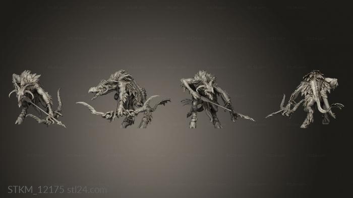 Figurines heroes, monsters and demons (Avian Chosen Bow, STKM_12175) 3D models for cnc