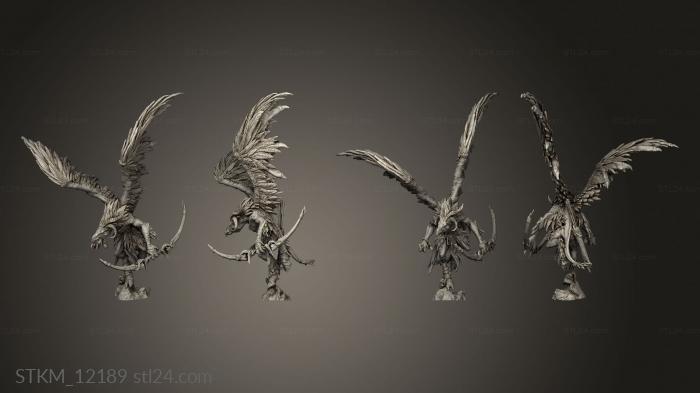 Figurines heroes, monsters and demons (Avian Hunter Bow, STKM_12189) 3D models for cnc