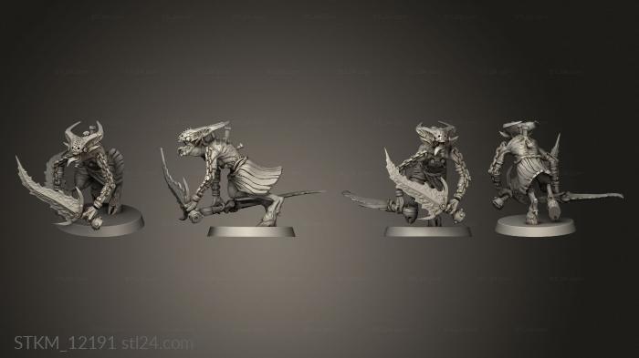 Figurines heroes, monsters and demons (LAVA, STKM_12191) 3D models for cnc