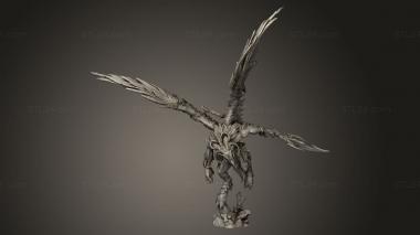 Figurines heroes, monsters and demons (Avian Hunter Lance Champ, STKM_12199) 3D models for cnc