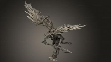 Figurines heroes, monsters and demons (Avian Hunter Lance, STKM_12206) 3D models for cnc