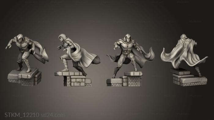 Figurines heroes, monsters and demons (Moon Knight Crescent Lunatic mk, STKM_12210) 3D models for cnc