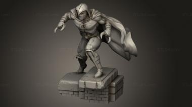 Figurines heroes, monsters and demons (Moon Knight Crescent Lunatic mk, STKM_12210) 3D models for cnc