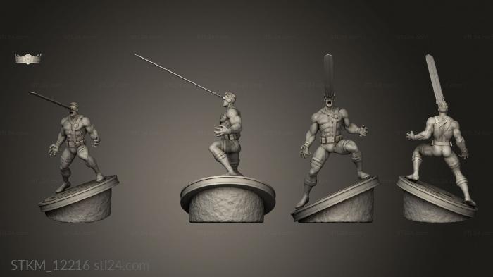 Figurines heroes, monsters and demons (Cyclops, STKM_12216) 3D models for cnc