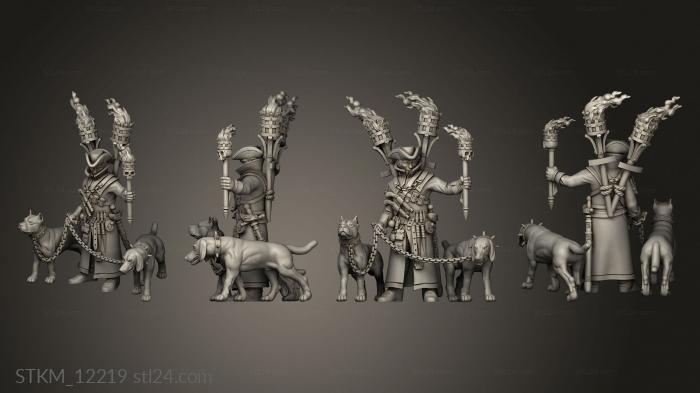 Figurines heroes, monsters and demons (AX Bjorn the Witch hunter, STKM_12219) 3D models for cnc
