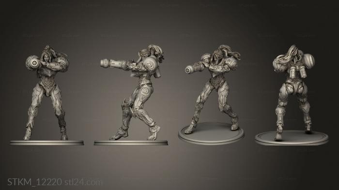 Figurines heroes, monsters and demons (Bounty Hunter Hunterored, STKM_12220) 3D models for cnc