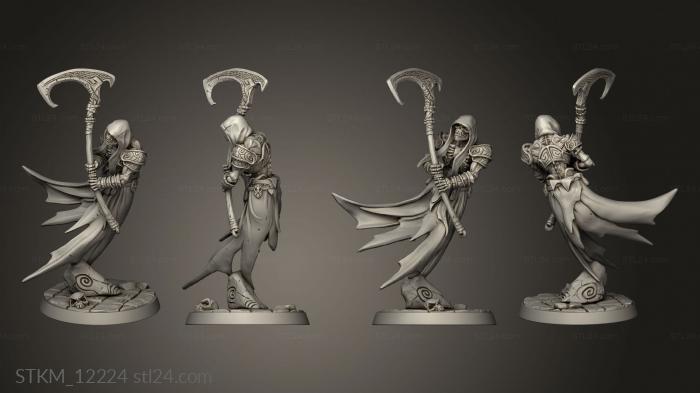 Figurines heroes, monsters and demons (Darkness the Lich Lord Skutagaard Wraiths, STKM_12224) 3D models for cnc