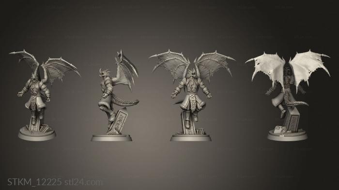 Figurines heroes, monsters and demons (Death Reapers Azuhundal, STKM_12225) 3D models for cnc