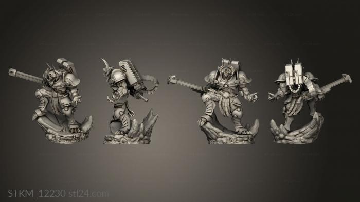 Figurines heroes, monsters and demons (ARCHVI Heavy Infantry, STKM_12230) 3D models for cnc