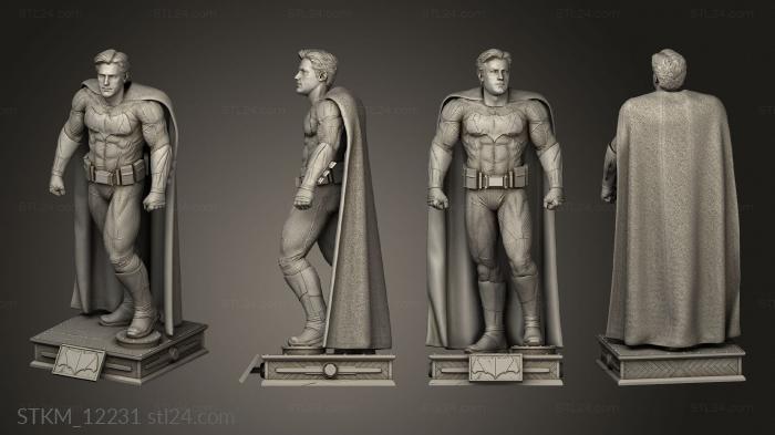 Figurines heroes, monsters and demons (Batman Ben Affleck bras, STKM_12231) 3D models for cnc