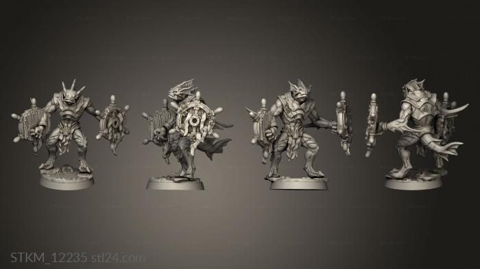 Figurines heroes, monsters and demons (Death Tide Judkins, STKM_12235) 3D models for cnc