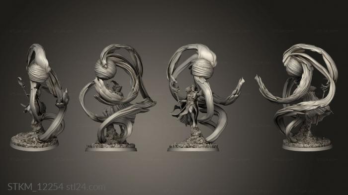 Figurines heroes, monsters and demons (Baltic Mythology Menuo, STKM_12254) 3D models for cnc