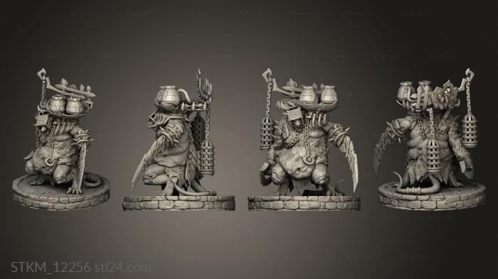 Figurines heroes, monsters and demons (Beleaguer, STKM_12256) 3D models for cnc