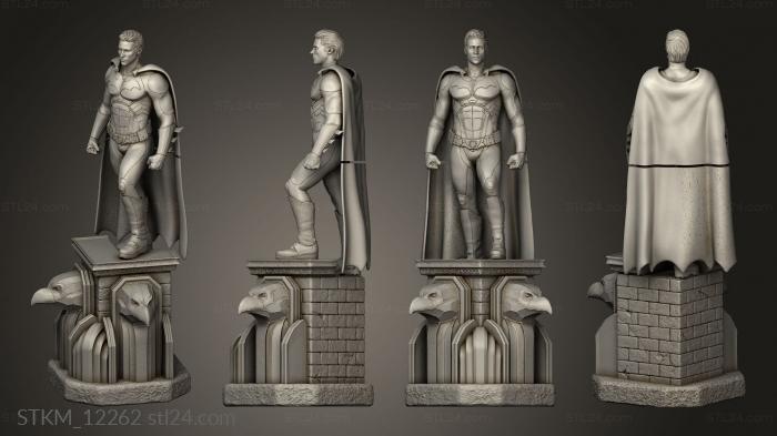 Figurines heroes, monsters and demons (Batman DARK KNIGHT, STKM_12262) 3D models for cnc