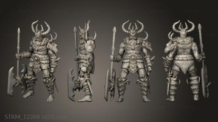 Figurines heroes, monsters and demons (Cursed Forge frost giant huge, STKM_12268) 3D models for cnc