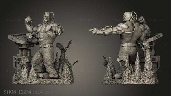 Figurines heroes, monsters and demons (Bane Collectible ref, STKM_12274) 3D models for cnc