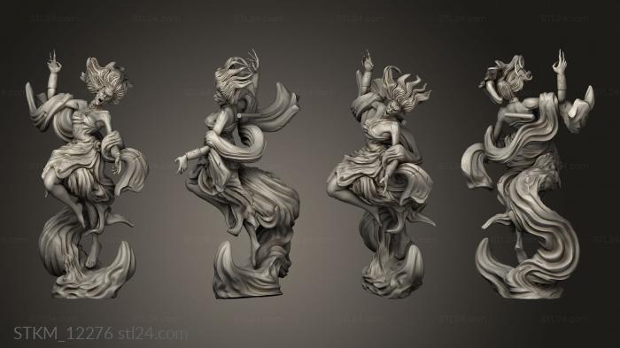 Figurines heroes, monsters and demons (Banshee Attacking, STKM_12276) 3D models for cnc