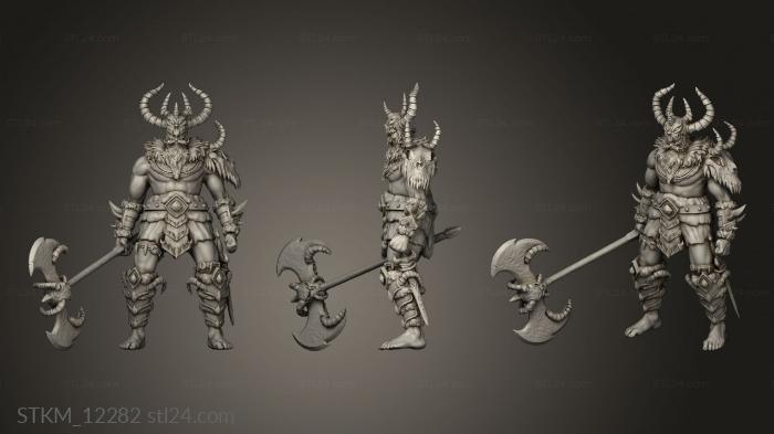 Figurines heroes, monsters and demons (Cursed Forge frost giant huge, STKM_12282) 3D models for cnc