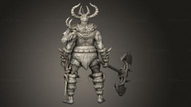 Figurines heroes, monsters and demons (Cursed Forge frost giant huge, STKM_12282) 3D models for cnc