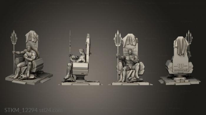 Figurines heroes, monsters and demons (Batman Contingency Plan COMPLETO, STKM_12294) 3D models for cnc