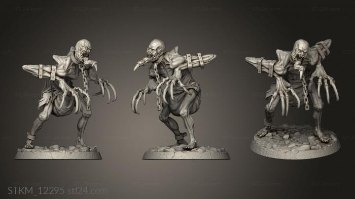 Figurines heroes, monsters and demons (Bloodfiends, STKM_12295) 3D models for cnc