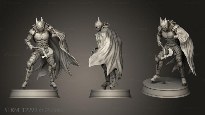 Figurines heroes, monsters and demons (Batman Viking VS Smile Separado, STKM_12299) 3D models for cnc