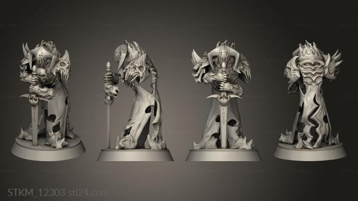Figurines heroes, monsters and demons (Mourning Knights Knight Regret, STKM_12303) 3D models for cnc