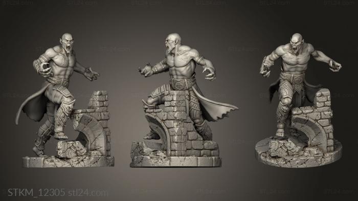 Figurines heroes, monsters and demons (Children the Night Vampires, STKM_12305) 3D models for cnc