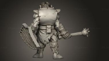 Figurines heroes, monsters and demons (Bugbears, STKM_12313) 3D models for cnc