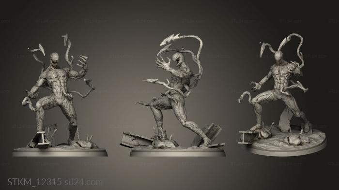 Figurines heroes, monsters and demons (Carnage mkay, STKM_12315) 3D models for cnc