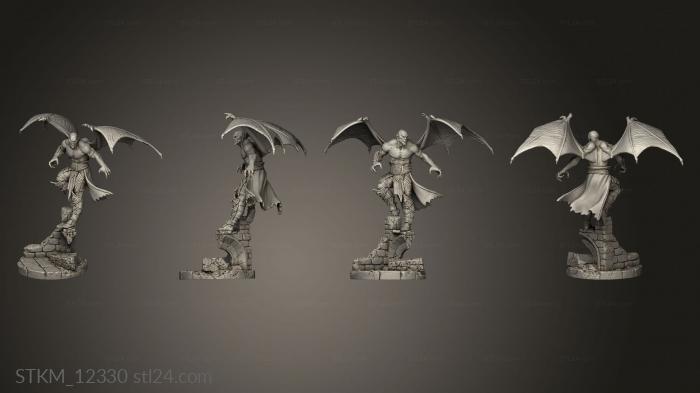 Статуэтки герои, монстры и демоны (Дети Ночных Вампиров, STKM_12330) 3D модель для ЧПУ станка