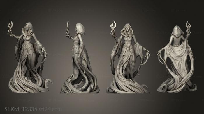 Figurines heroes, monsters and demons (Blood Moon Nightmare Ghost, STKM_12335) 3D models for cnc
