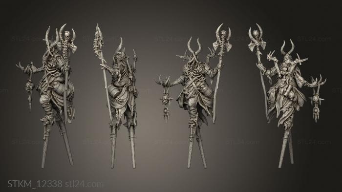 Figurines heroes, monsters and demons (bestia Scrap Shaman Disciple, STKM_12338) 3D models for cnc