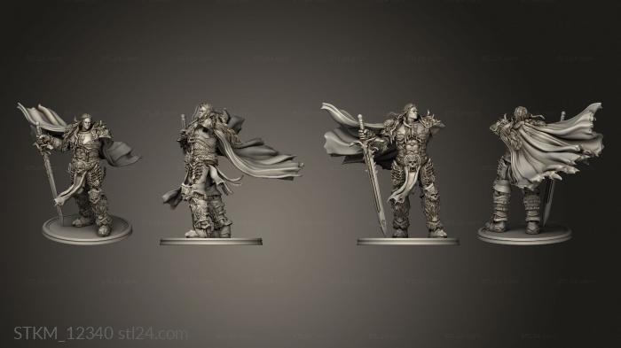 Статуэтки герои, монстры и демоны (Король-Предатель Первый, STKM_12340) 3D модель для ЧПУ станка