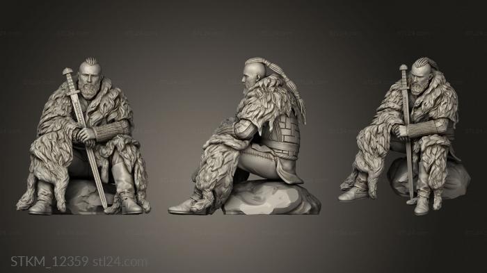 Figurines heroes, monsters and demons (Bjorn Ironside Ragnar Swap Boots LM, STKM_12359) 3D models for cnc