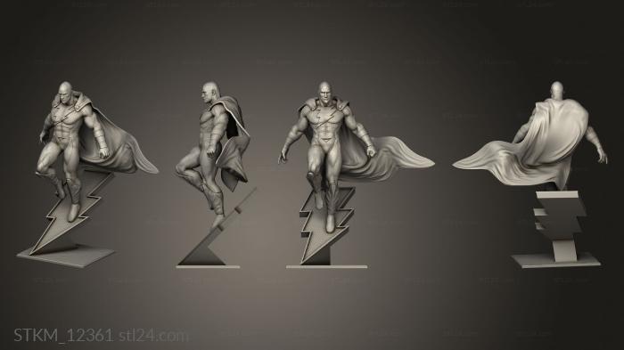 Статуэтки герои, монстры и демоны (Черный Адам-Скала, STKM_12361) 3D модель для ЧПУ станка