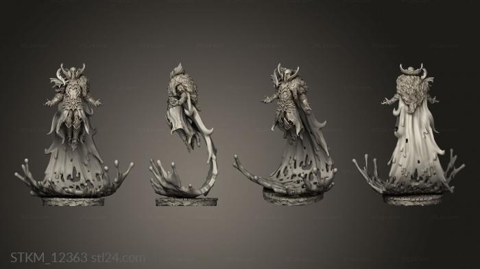 Figurines heroes, monsters and demons (Blood Cloaks Blood Cloaks, STKM_12363) 3D models for cnc