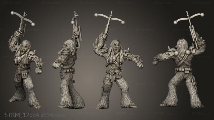 Figurines heroes, monsters and demons (Black Bounty Hunter Furball pre, STKM_12364) 3D models for cnc
