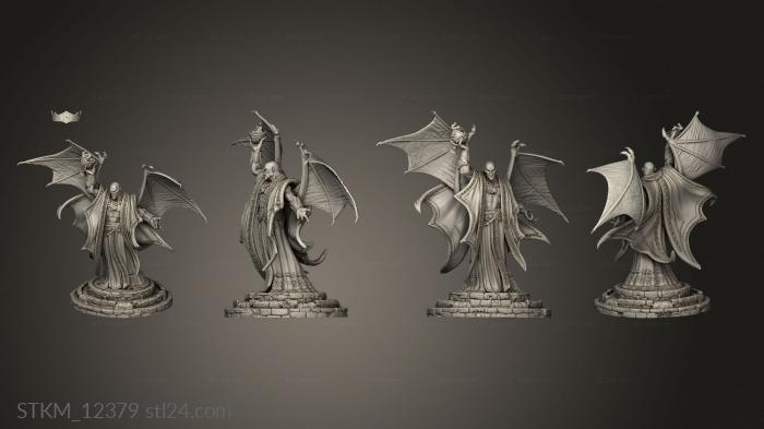 Статуэтки герои, монстры и демоны (Дети Ночных Вампиров, STKM_12379) 3D модель для ЧПУ станка