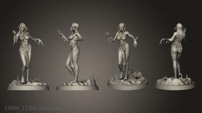 Figurines heroes, monsters and demons (Bloodlords Vampire Height, STKM_12386) 3D models for cnc