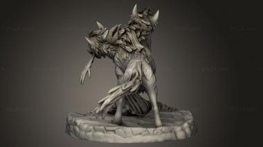 Figurines heroes, monsters and demons (Blood Moon Death Dog Eating, STKM_12390) 3D models for cnc