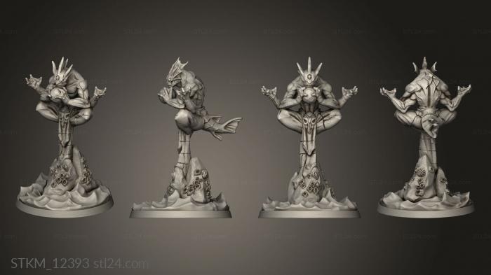 Figurines heroes, monsters and demons (Death Tide Jurakins Shrine, STKM_12393) 3D models for cnc