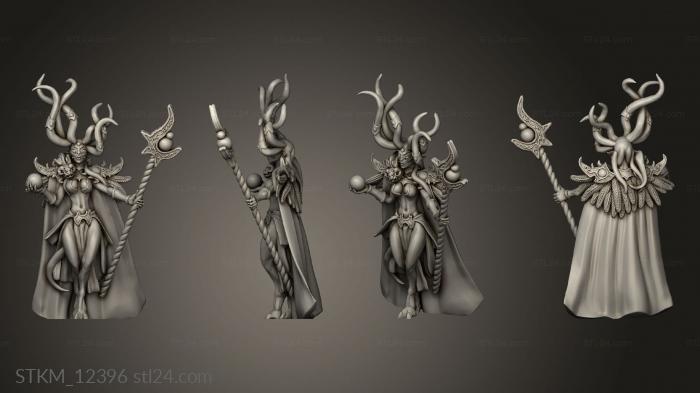 Figurines heroes, monsters and demons (Daemonic Kingdom Lilith, STKM_12396) 3D models for cnc