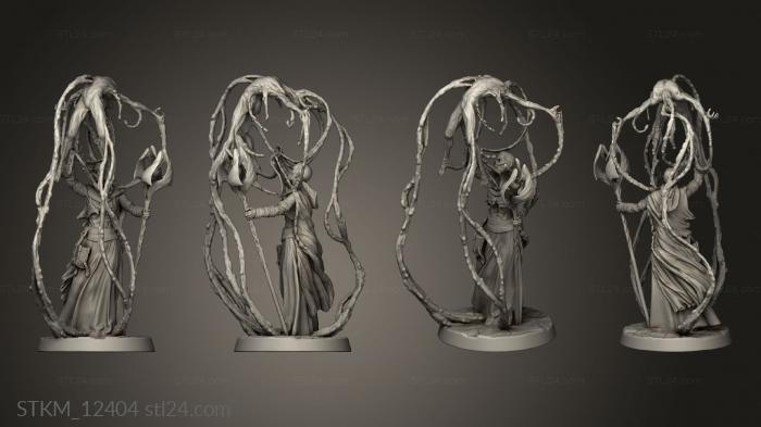 Figurines heroes, monsters and demons (Blood Sacrifice, STKM_12404) 3D models for cnc