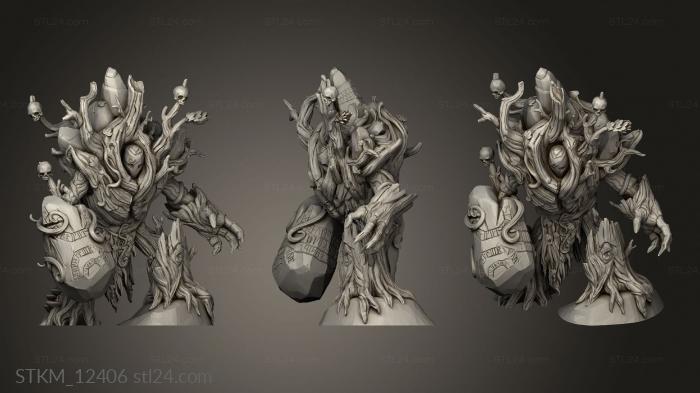 Figurines heroes, monsters and demons (Bloodfields Bramble Hive, STKM_12406) 3D models for cnc